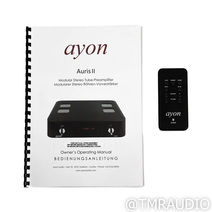 Ayon Audio Auris II Signature Stereo Tube Preamplifier
