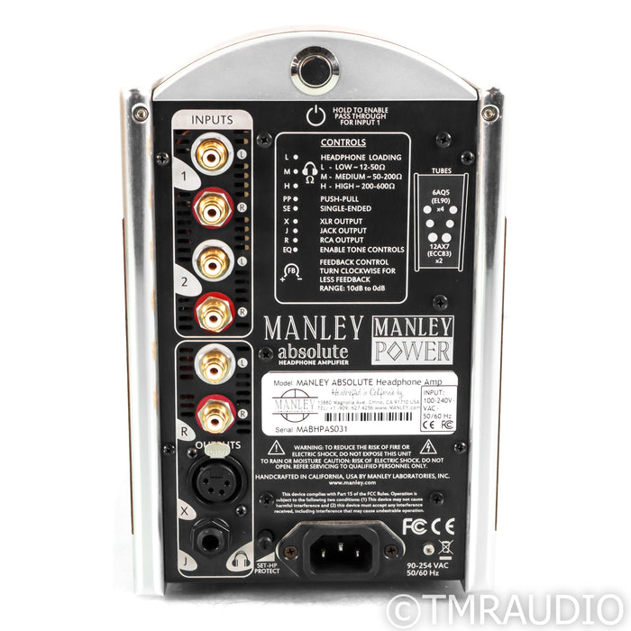 Manley Laboratories Absolute Tube Headphone Amplifier