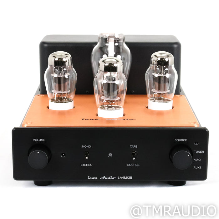Icon Audio LA4 MkIII Signature Tube Stereo Preamplifier; Upgraded Caps