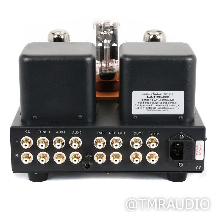 Icon Audio LA4 MkIII Signature Tube Stereo Preamplifier; Upgraded Caps