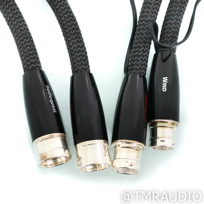 AudioQuest Wind XLR Cables; 1m Pair Balanced Interconnects