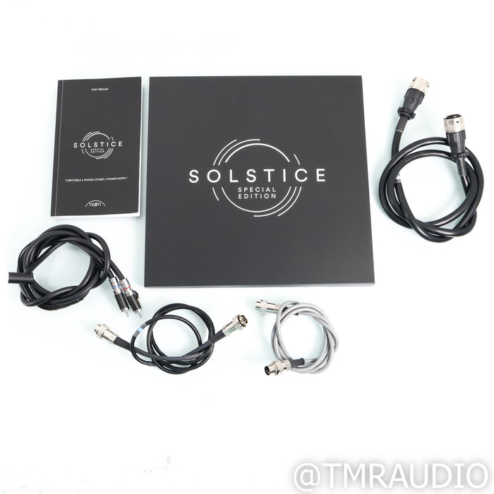 Naim Solstice Turntable; Equinox MC cartridge; Aro 9" Tonearm