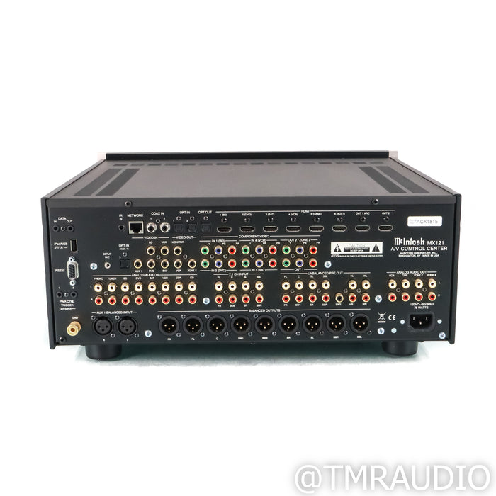 McIntosh MX121 7.2 Channel Home Theater Surround Processor; MM Phono