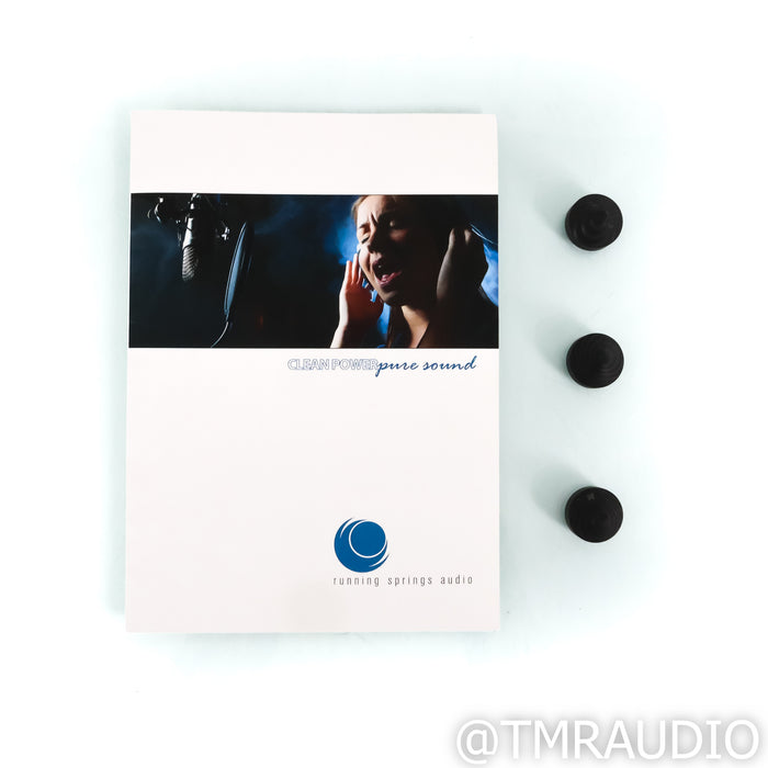 Running Springs Audio Dmitri AC Power Line Conditioner