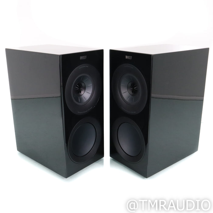 KEF R3 Meta Bookshelf Speakers; Black Gloss Pair