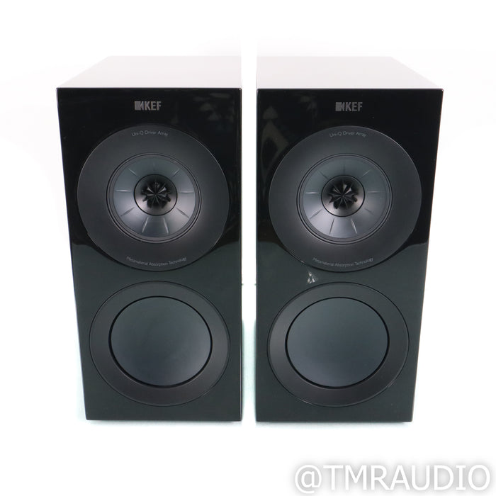 KEF R3 Meta Bookshelf Speakers; Black Gloss Pair
