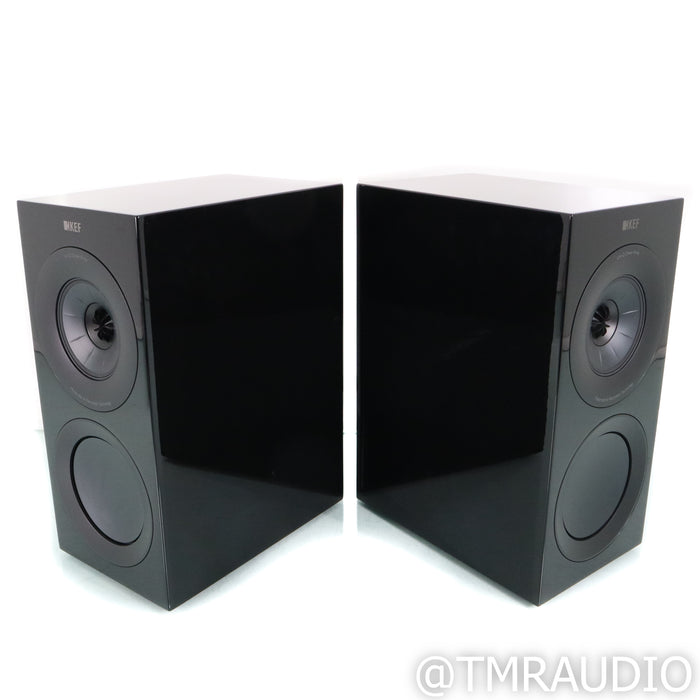 KEF R3 Meta Bookshelf Speakers; Black Gloss Pair