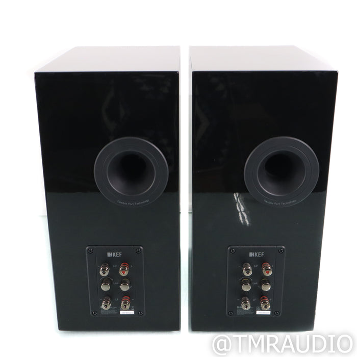 KEF R3 Meta Bookshelf Speakers; Black Gloss Pair