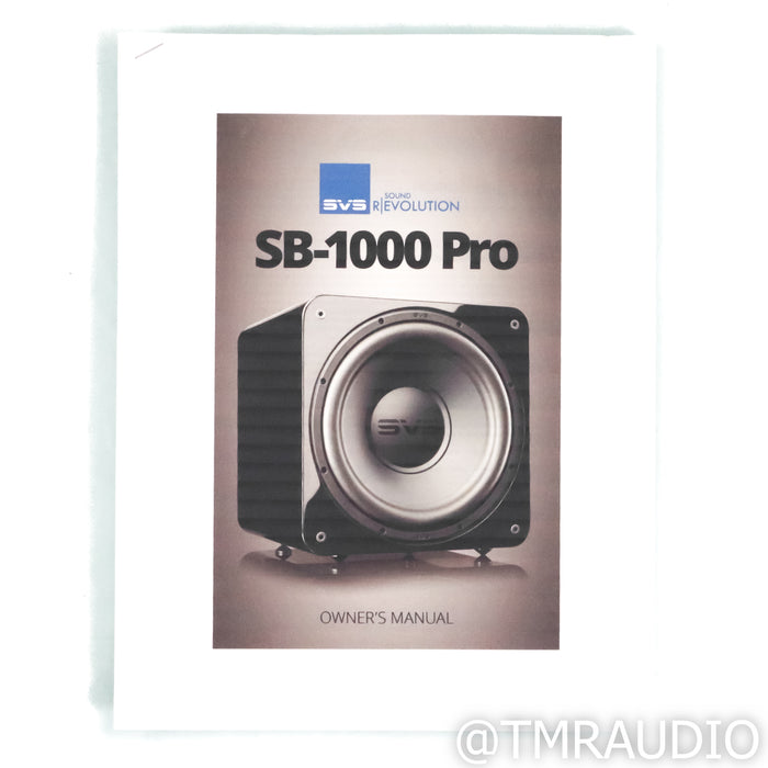 SVS SB-1000 Pro 12" Powered Subwoofer; Piano Gloss Black