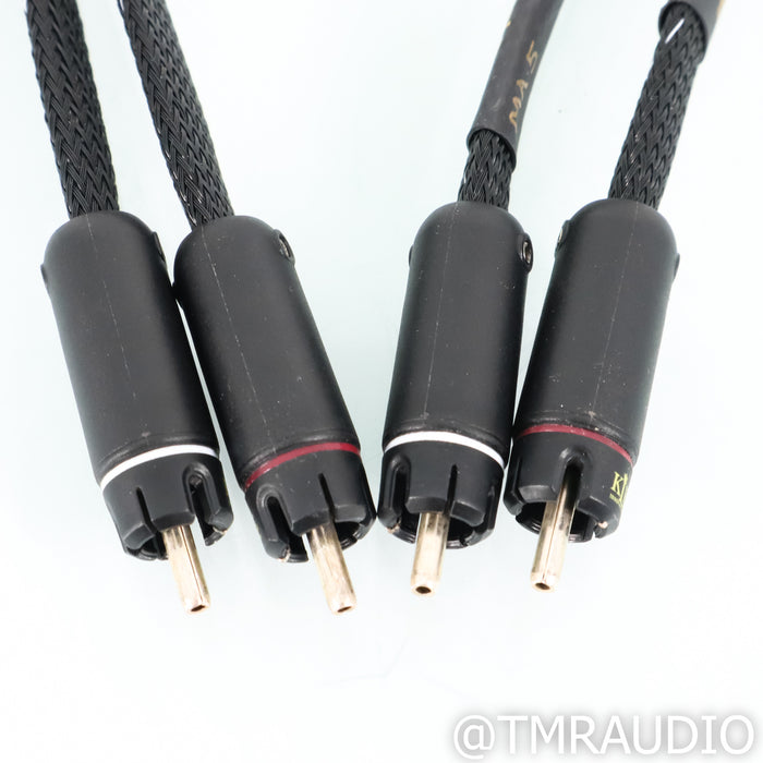 Morrow Audio MA5 RCA Cables; 1m Pair Interconnects