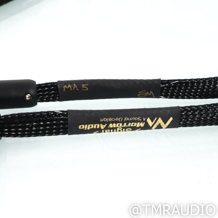 Morrow Audio MA5 RCA Cables; 1m Pair Interconnects
