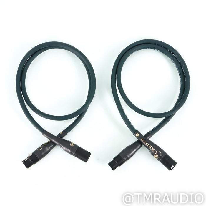 Cardas Audio Parsec XLR Cables; 1m Pair Balanced Interconnects