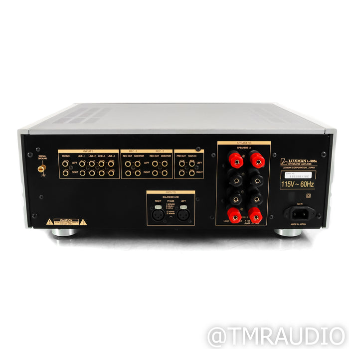 Luxman L-505u Stereo Integrated Amplifier; MM & MC Phono