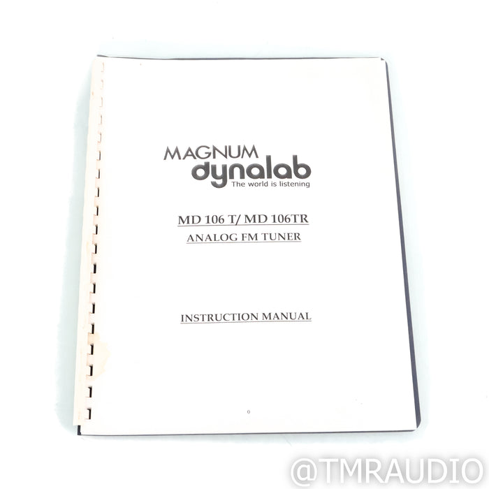 Magnum Dynalab MD106T Triode Tube FM Tuner
