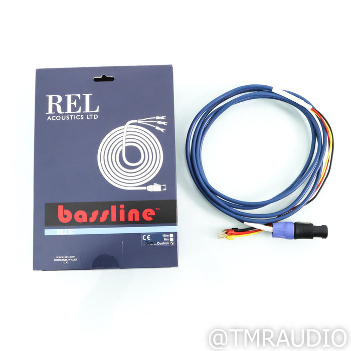 REL Acoustics Bassline Blue Subwoofer Cable; 3m