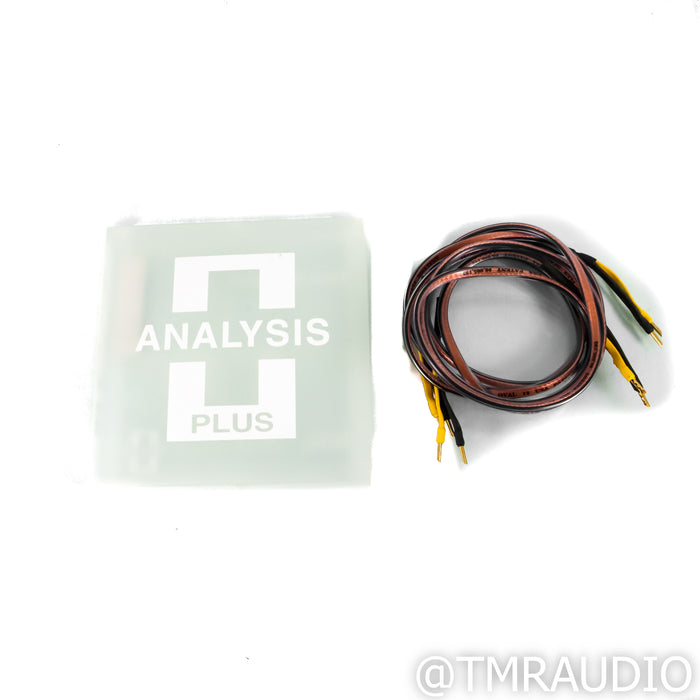 Analysis Plus Black Oval 12 Speaker Cables; 6ft Pair