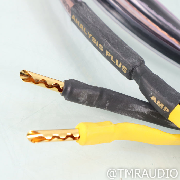 Analysis Plus Black Oval 12 Speaker Cables; 6ft Pair