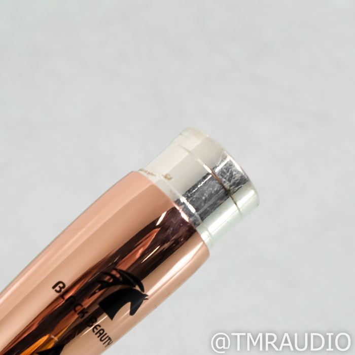 AudioQuest Black Beauty XLR Cables; 8m Pair Balanced Interconnects