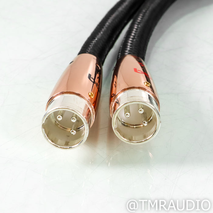 AudioQuest Black Beauty XLR Cables; 8m Pair Balanced Interconnects