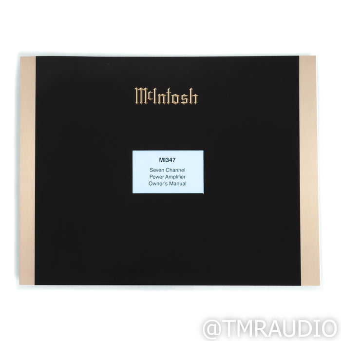 McIntosh MI347 7-Channel Power Amplifier