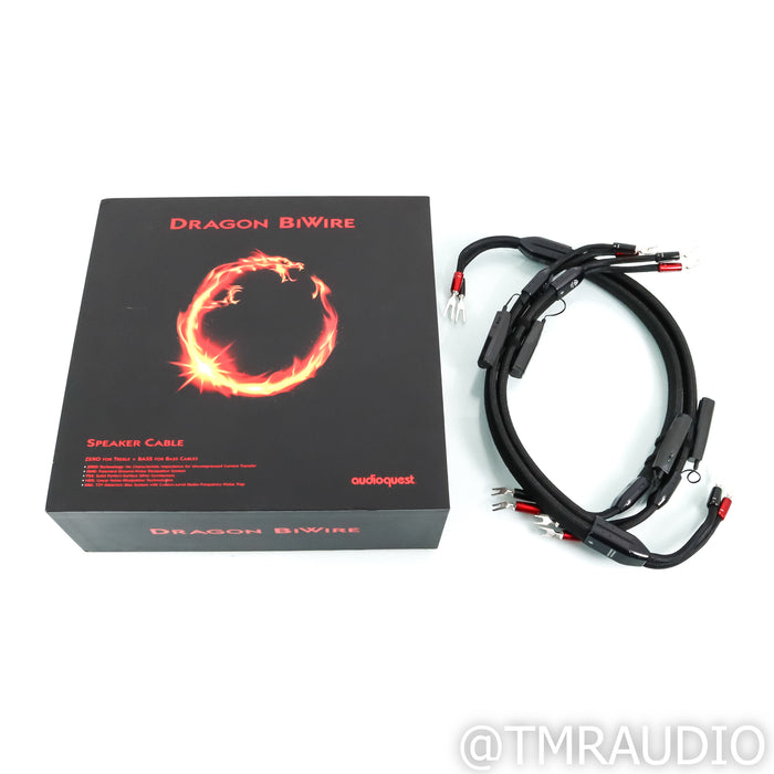 AudioQuest Dragon BiWire Combo Speaker Cables; 3ft Pair