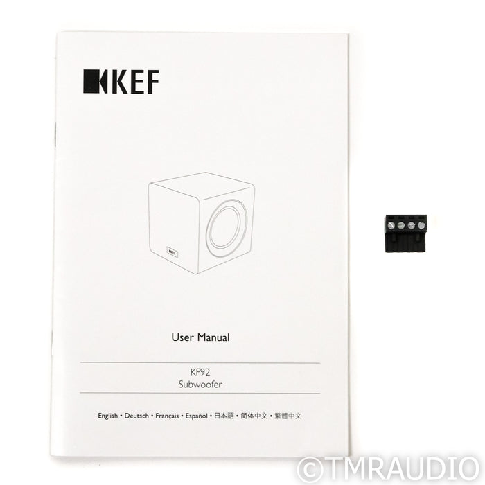 KEF KF92 9" Powered Subwoofer; Black