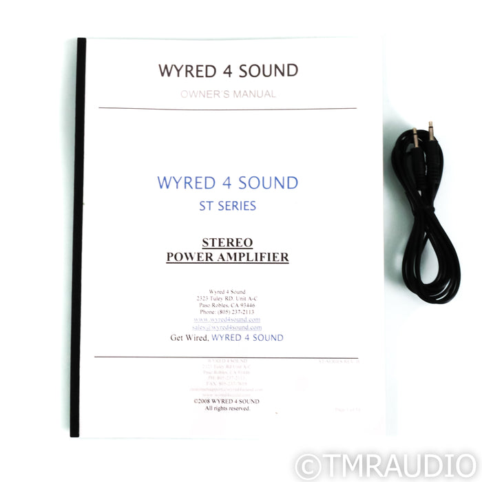 Wyred 4 Sound ST-1000 MkII Stereo Power Amplifier