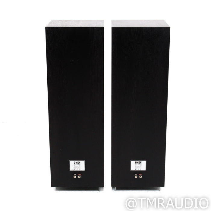 Zu Omen Dirty Weekend MkII Floorstanding Speakers; Black Pair; Jupiter Caps