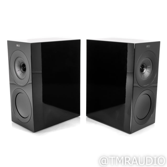 KEF R3 Bookshelf Speakers; Black Pair
