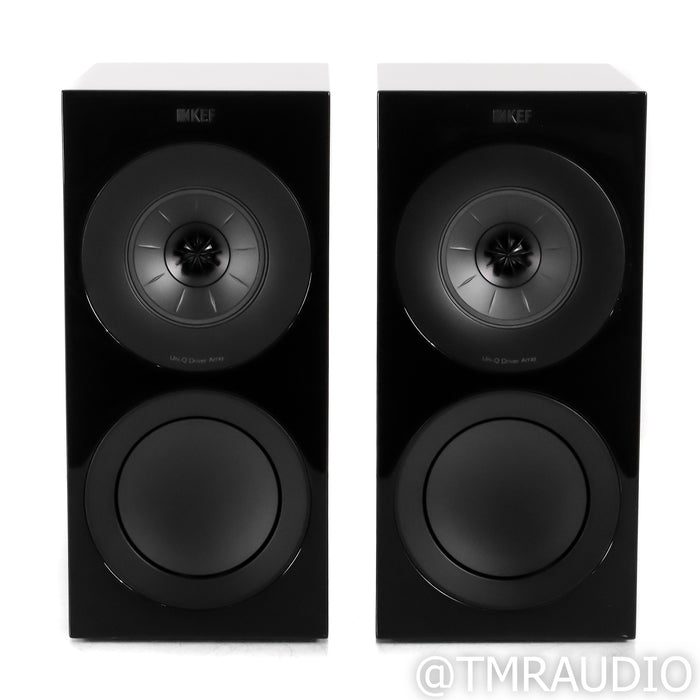 KEF R3 Bookshelf Speakers; Black Pair