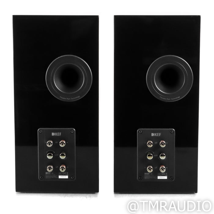 KEF R3 Bookshelf Speakers; Black Pair