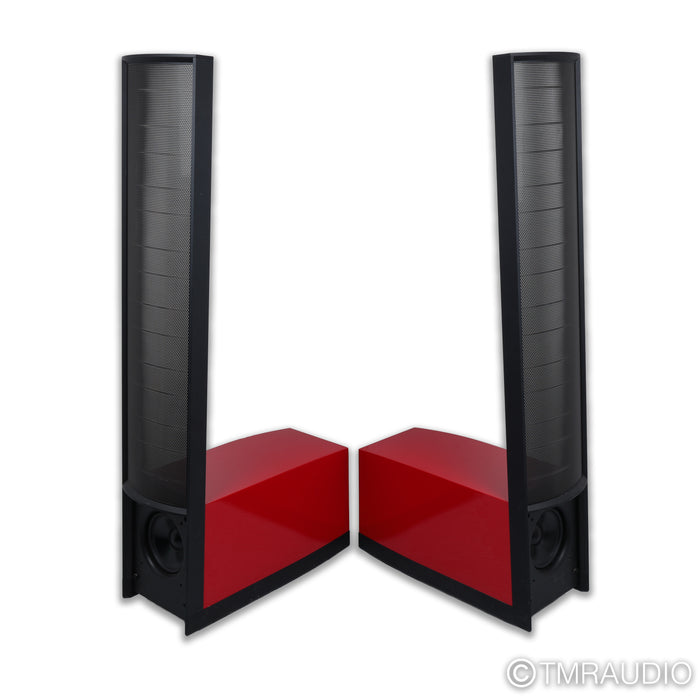 Martin Logan Impression ESL 11A Floorstanding Speakers; Rosso Red Pair