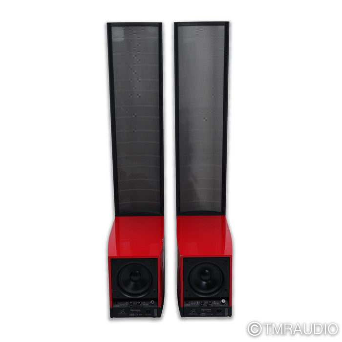 Martin Logan Impression ESL 11A Floorstanding Speakers; Rosso Red Pair