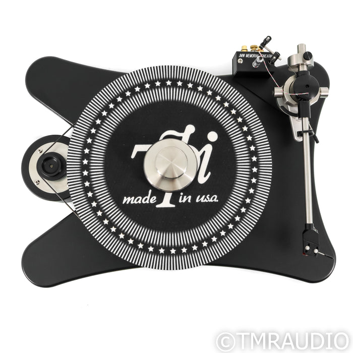 VPI Scout Turntable; JMW 10" tonearm; Ortofon 2M Red cartridge; Black