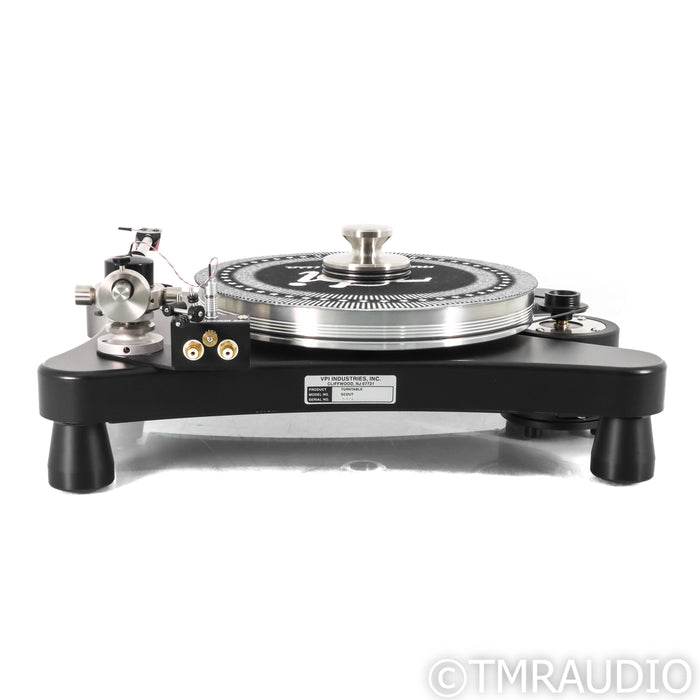 VPI Scout Turntable; JMW 10" tonearm; Ortofon 2M Red cartridge; Black