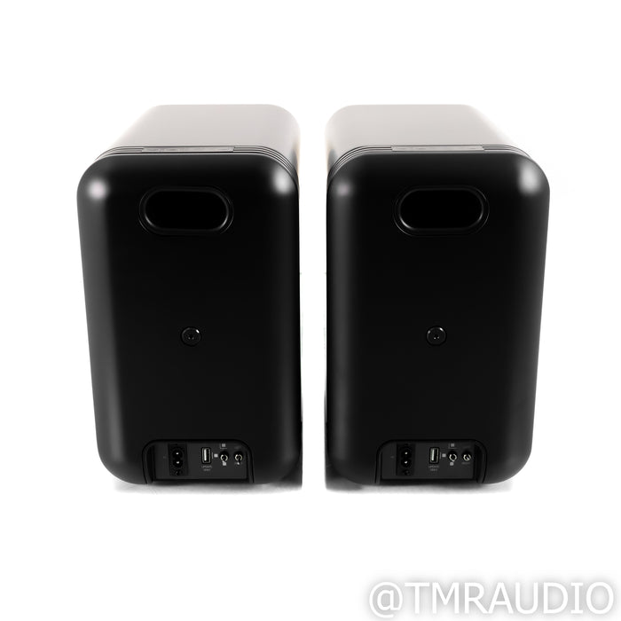 Q Acoustics Q Active 200 Wireless Powered Bookshelf Speakers; Black Pair (Mint)