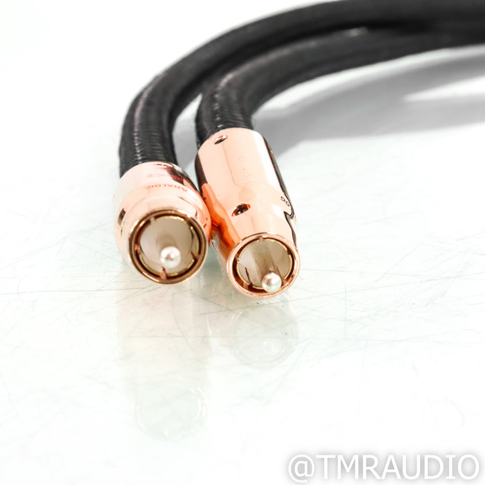 AudioQuest Black Beauty RCA Cables; 1.5m Pair Interconnects