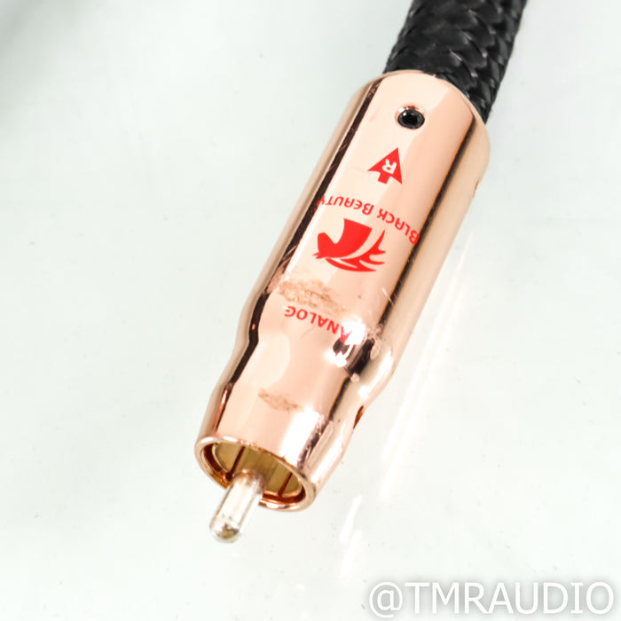 AudioQuest Black Beauty RCA Cables; 1.5m Pair Interconnects