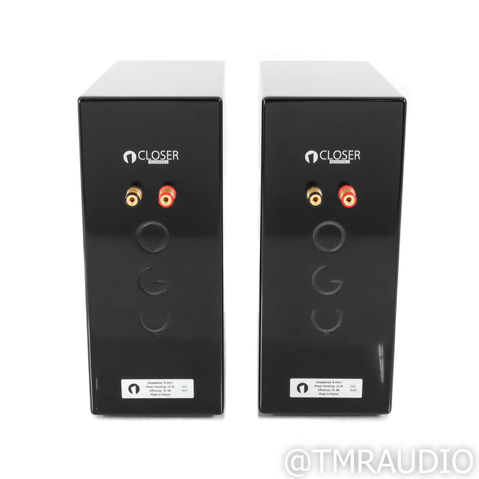 Closer Acoustics OGY Bookshelf Speakers; Piano Black Pair