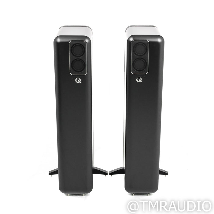 Q Acoustics Q Active 400 Wireless Floorstanding Speakers; Black Pair (Mint)