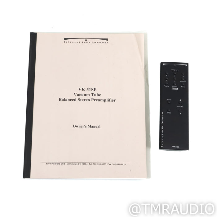 BAT VK-31SE Stereo Tube Preamplifier