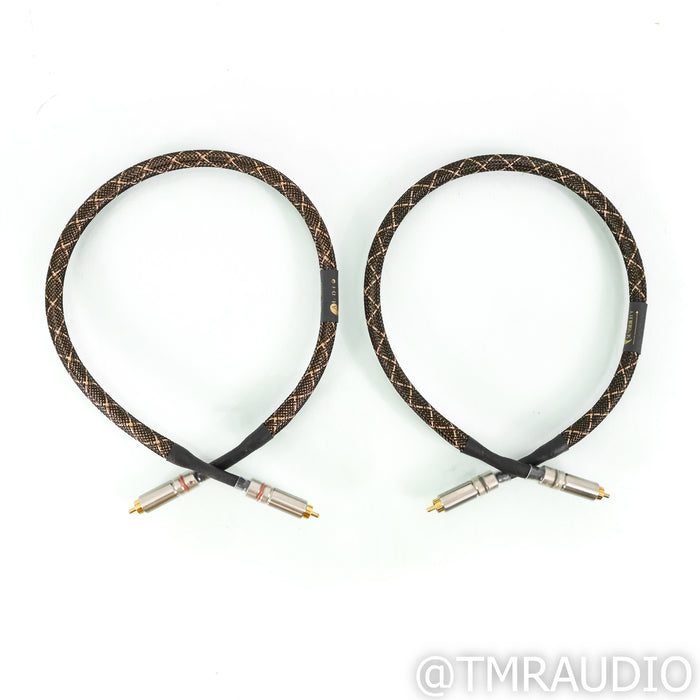 Audio Sensibility Signature V2 RCA Cables; 0.7m Pair Interconnects