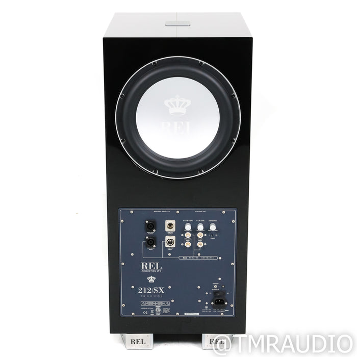 REL Acoustics 212/SX Dual 12" Powered Subwoofer; Piano Black