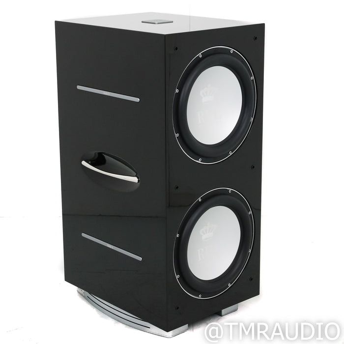 REL Acoustics 212/SX Dual 12" Powered Subwoofer; Piano Black