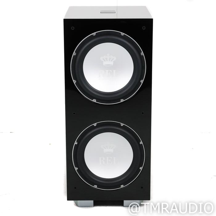 REL Acoustics 212/SX Dual 12" Powered Subwoofer; Piano Black