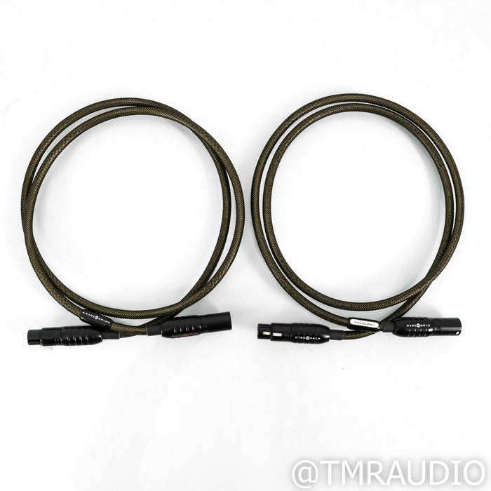 WireWorld Gold Eclipse 7 XLR Cables; 1.5m Pair Balanced Interconnects
