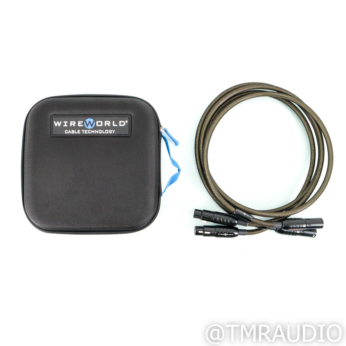 WireWorld Gold Eclipse 7 XLR Cables; 1.5m Pair Balanced Interconnects