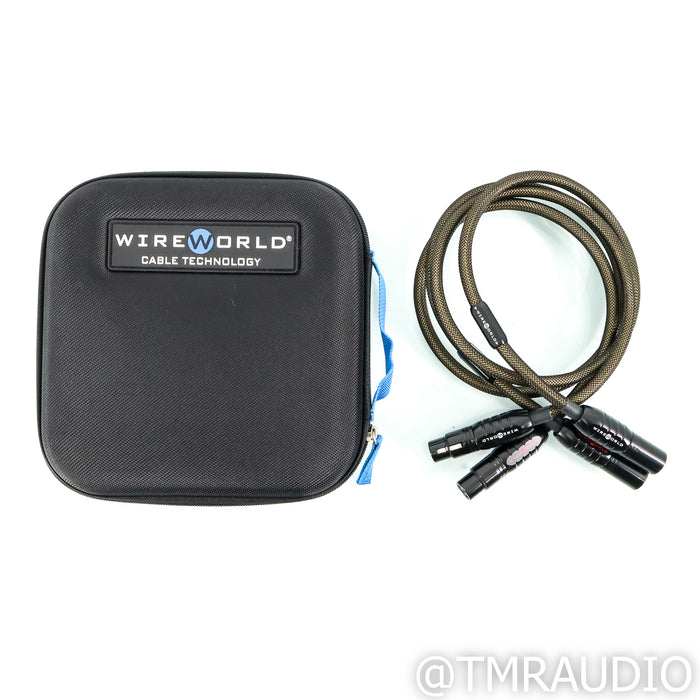 WireWorld Gold Eclipse 7 XLR Cables; 1m Pair Balanced Interconnects
