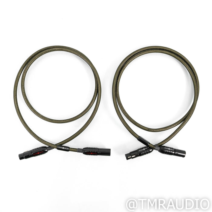 WireWorld Gold Eclipse 7 XLR Cables; 1.5m Pair Balanced Interconnect