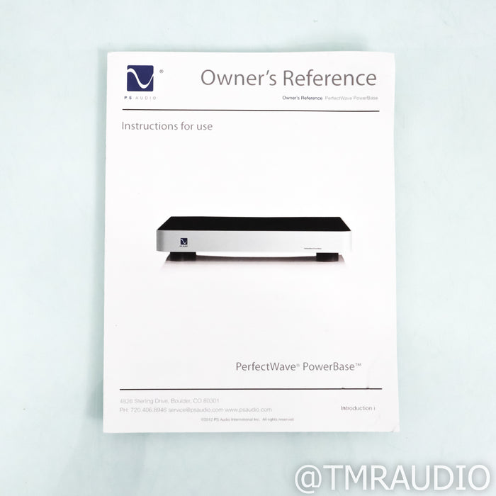 PS Audio Perfectwave PowerBase Isolation Platform & Power Conditioner